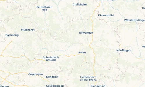 Regenradar Vorschaubild - Aktuelle Niederschläge in Abtsgmünd und Umgebung