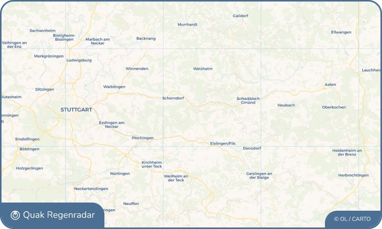 Quak Regenradar-Widget Adelberg