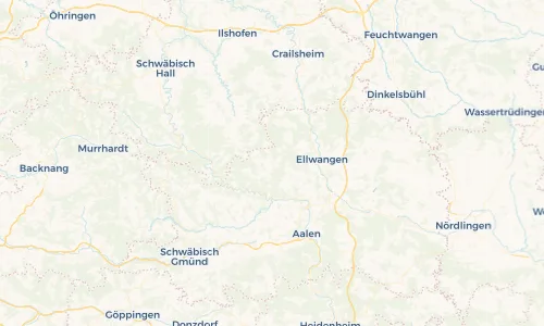 Regenradar Vorschaubild - Aktuelle Niederschläge in Adelmannsfelden und Umgebung