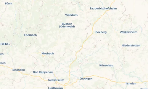 Regenradar Vorschaubild - Aktuelle Niederschläge in Adelsheim und Umgebung
