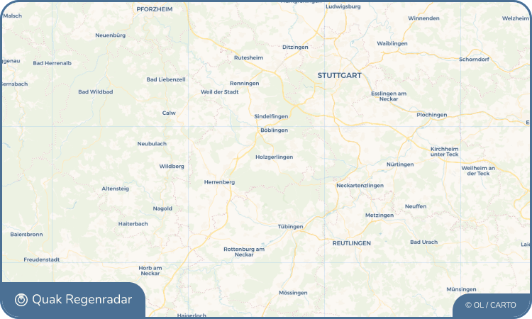 Regenradar-Widget für Altdorf