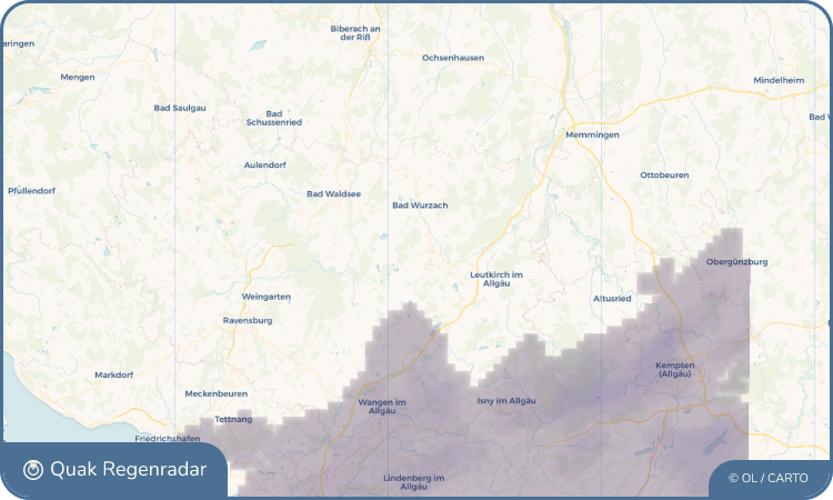 Quak Regenradar-Widget Arnach