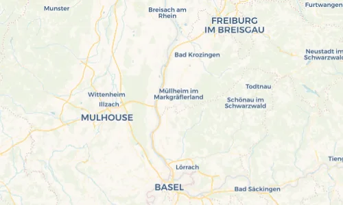 Regenradar Vorschaubild - Aktuelle Niederschläge in Auggen und Umgebung