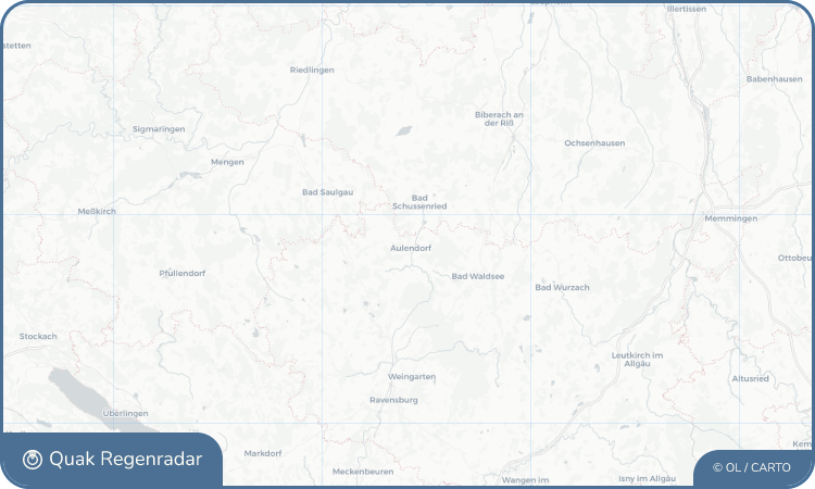 Regenradar-Widget für Aulendorf