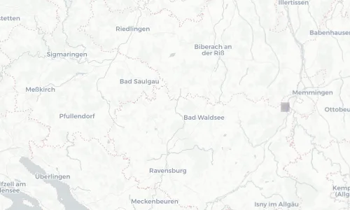 Regenradar Vorschaubild - Aktuelle Niederschläge in Aulendorf und Umgebung