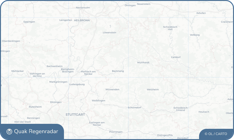 Quak Regenradar-Widget Backnang