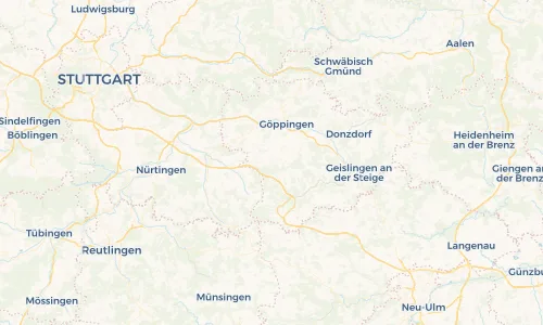 Regenradar Vorschaubild - Aktuelle Niederschläge in Bad Boll und Umgebung