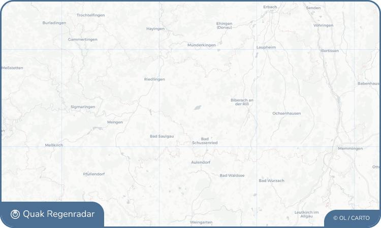 Regenradar-Widget für Bad Buchau