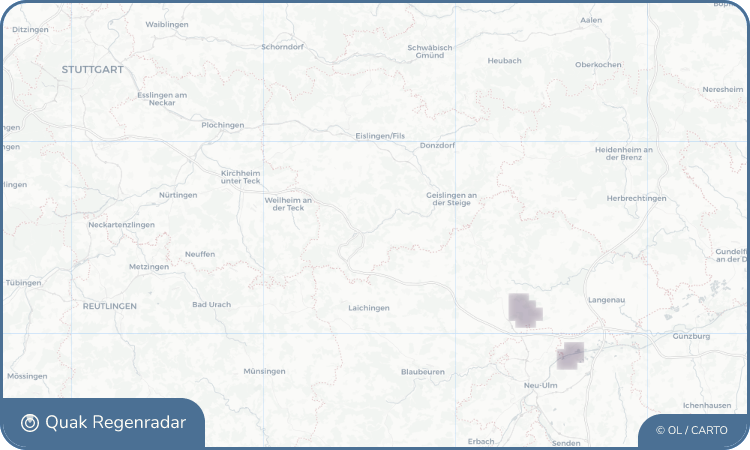 Quak Regenradar-Widget Bad Ditzenbach