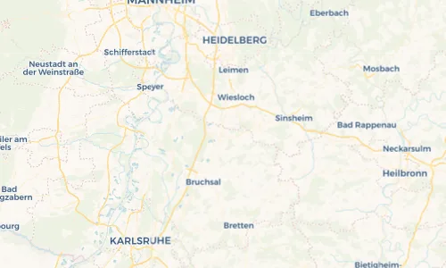 Regenradar Vorschaubild - Aktuelle Niederschläge in Bad Mingolsheim und Umgebung
