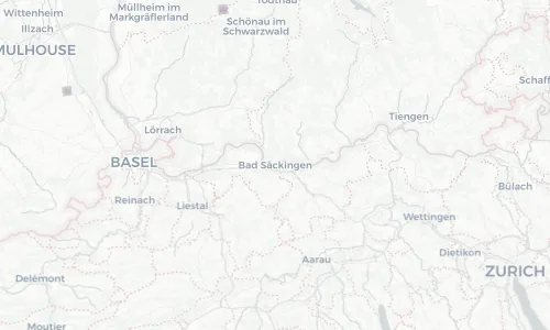 Regenradar Vorschaubild - Aktuelle Niederschläge in Bad Säckingen und Umgebung