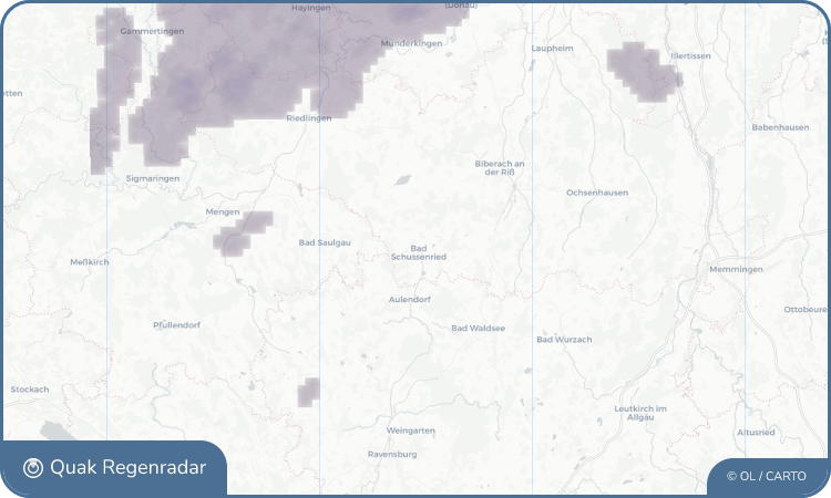 Quak Regenradar-Widget Bad Schussenried