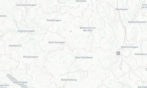 Regenradar Vorschaubild - Aktuelle Niederschläge in Bad Schussenried und Umgebung