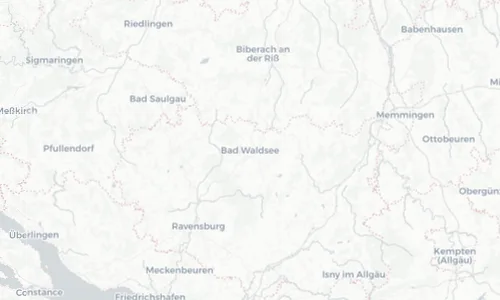 Regenradar Vorschaubild - Aktuelle Niederschläge in Bad Waldsee und Umgebung