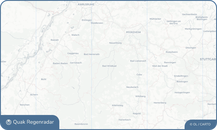 Quak Regenradar-Widget Bad Wildbad