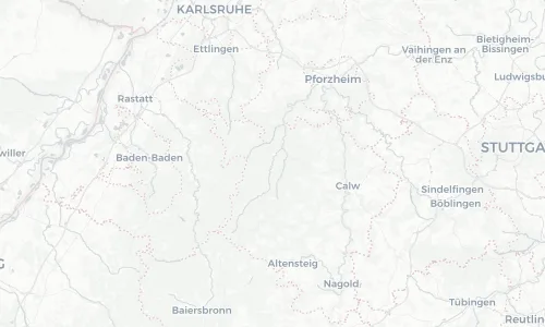 Regenradar Vorschaubild - Aktuelle Niederschläge in Bad Wildbad und Umgebung