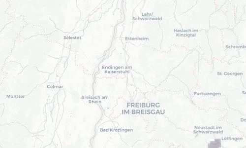 Regenradar Vorschaubild - Aktuelle Niederschläge in Bahlingen am Kaiserstuhl und Umgebung
