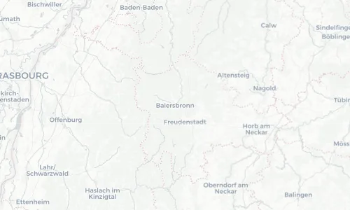 Regenradar Vorschaubild - Aktuelle Niederschläge in Baiersbronn und Umgebung