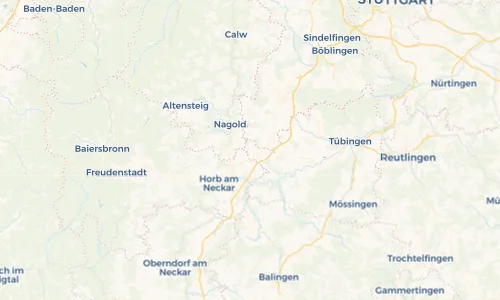 Regenradar Vorschaubild - Aktuelle Niederschläge in Baisingen und Umgebung