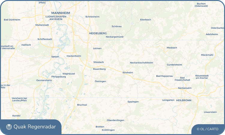 Quak Regenradar-Widget Balzfeld