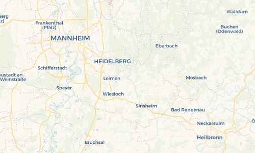 Regenradar Vorschaubild - Aktuelle Niederschläge in Bammental und Umgebung