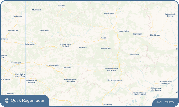 Quak Regenradar-Widget Bartholomä
