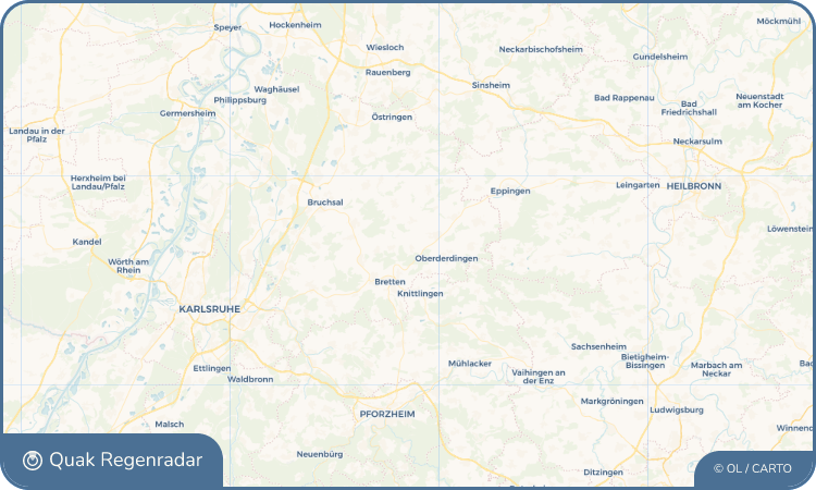 Quak Regenradar-Widget Bauerbach