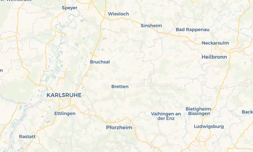 Regenradar Vorschaubild - Aktuelle Niederschläge in Bauerbach und Umgebung