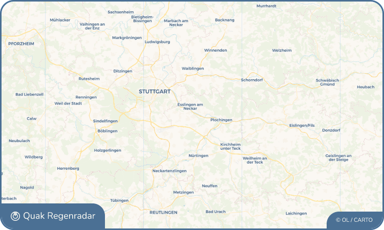 Regenradar-Widget für Berkheim