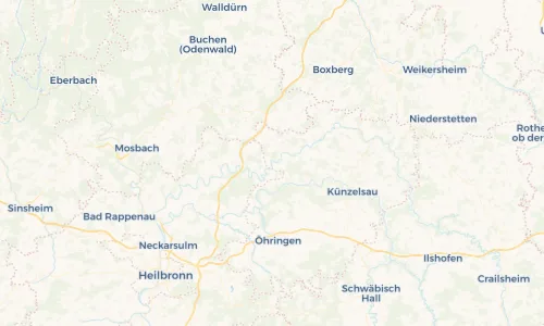 Regenradar Vorschaubild - Aktuelle Niederschläge in Berlichingen und Umgebung
