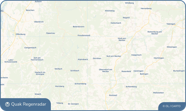 Quak Regenradar-Widget Betzweiler