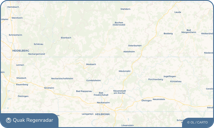 Quak Regenradar-Widget Billigheim