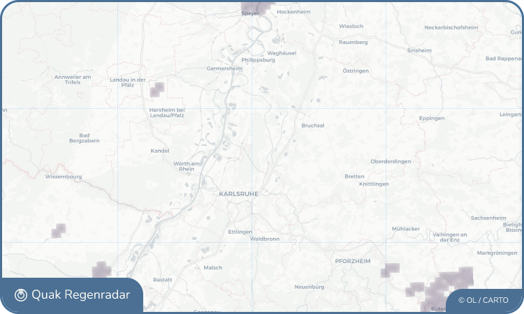 Quak Regenradar-Widget Blankenloch