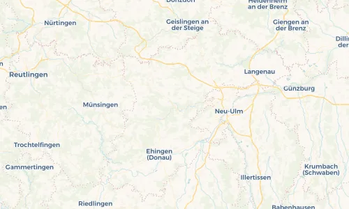 Regenradar Vorschaubild - Aktuelle Niederschläge in Blaubeuren und Umgebung