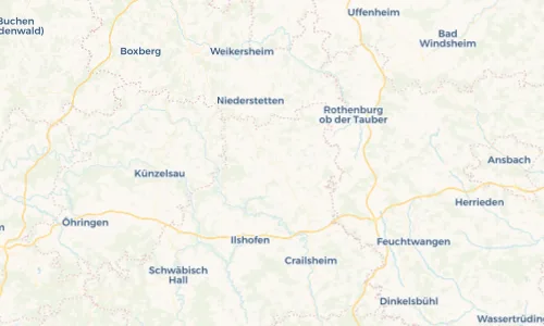 Regenradar Vorschaubild - Aktuelle Niederschläge in Blaufelden und Umgebung