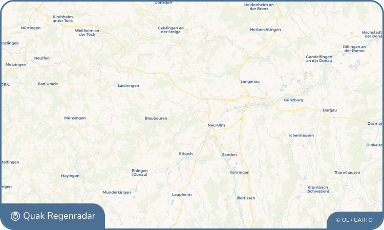 Quak Regenradar-Widget Blaustein