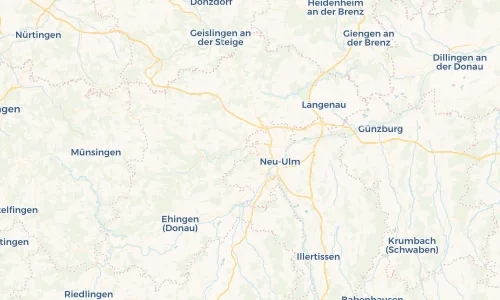 Regenradar Vorschaubild - Aktuelle Niederschläge in Blaustein und Umgebung