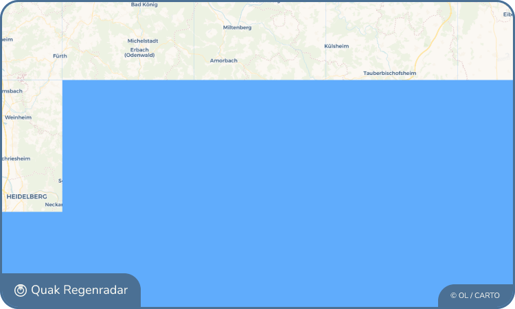 Quak Regenradar-Widget Bödigheim