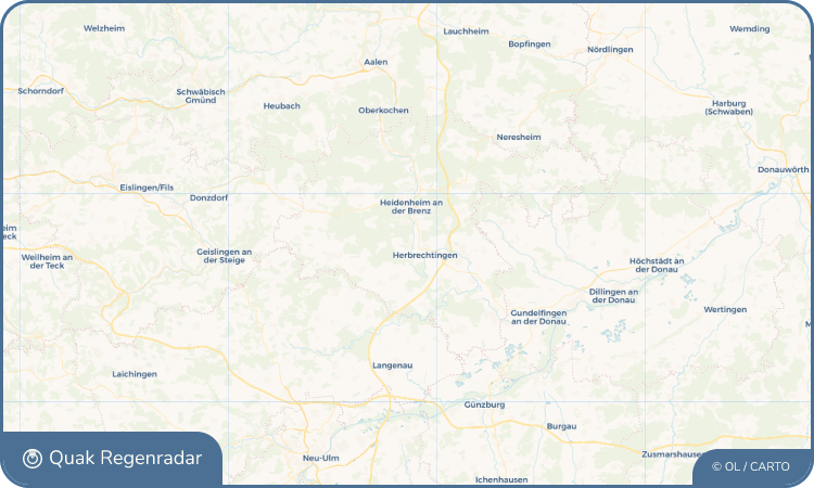 Regenradar-Widget für Bolheim