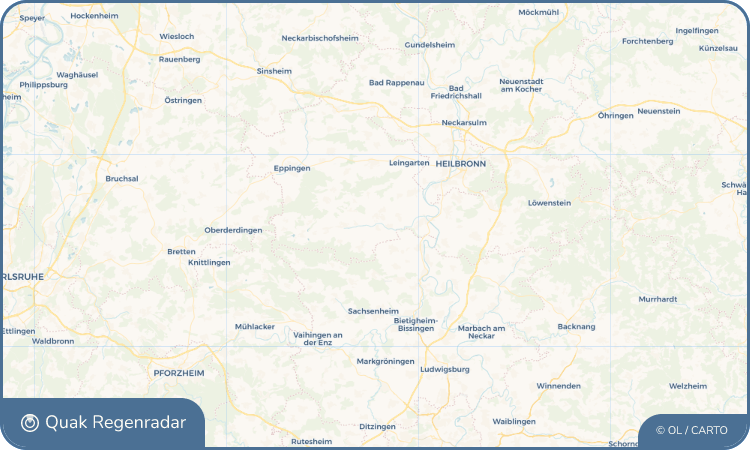Quak Regenradar-Widget Botenheim