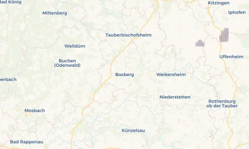 Regenradar Vorschaubild - Aktuelle Niederschläge in Boxberg und Umgebung