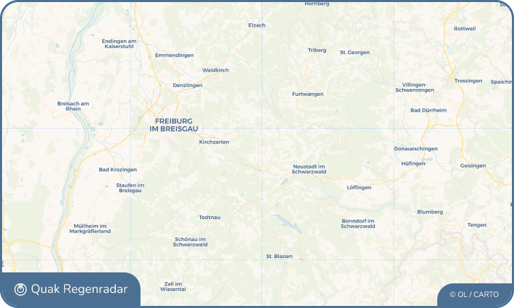 Quak Regenradar-Widget Breitnau