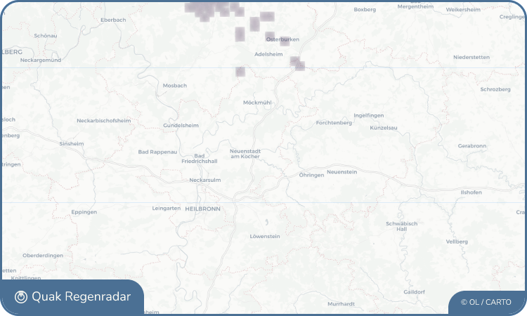 Regenradar-Widget für Brettach