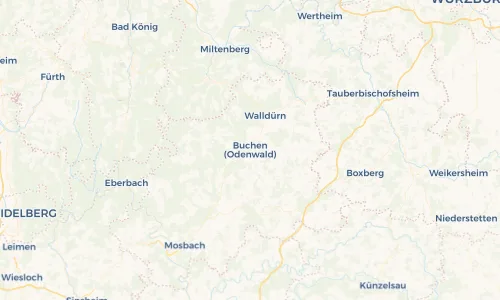 Regenradar Vorschaubild - Aktuelle Niederschläge in Buchen (Odenwald) und Umgebung