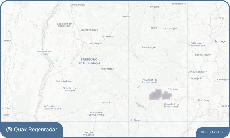 Quak Regenradar-Widget Buchenbach