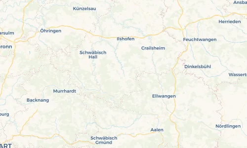 Regenradar Vorschaubild - Aktuelle Niederschläge in Bühlertann und Umgebung
