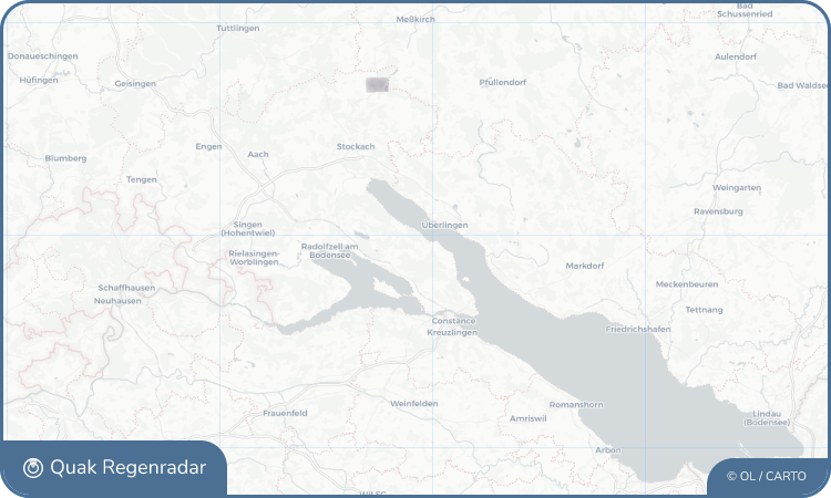 Regenradar-Widget für Dettingen