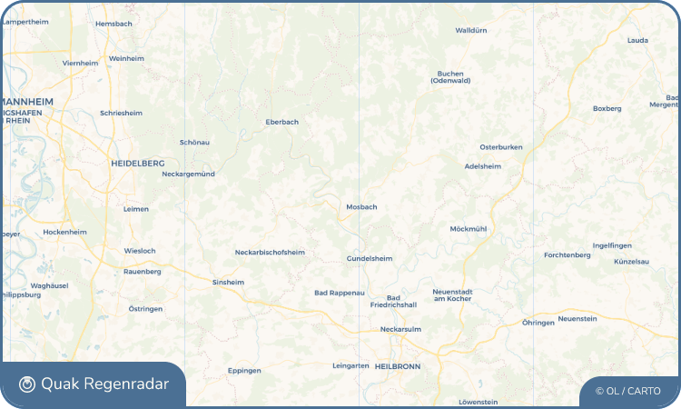 Quak Regenradar-Widget Diedesheim