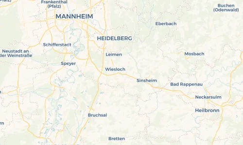 Regenradar Vorschaubild - Aktuelle Niederschläge in Dielheim und Umgebung