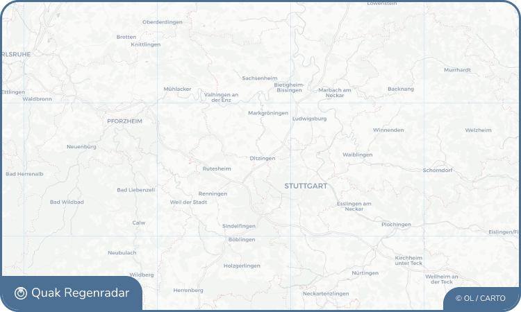 Quak Regenradar-Widget Ditzingen